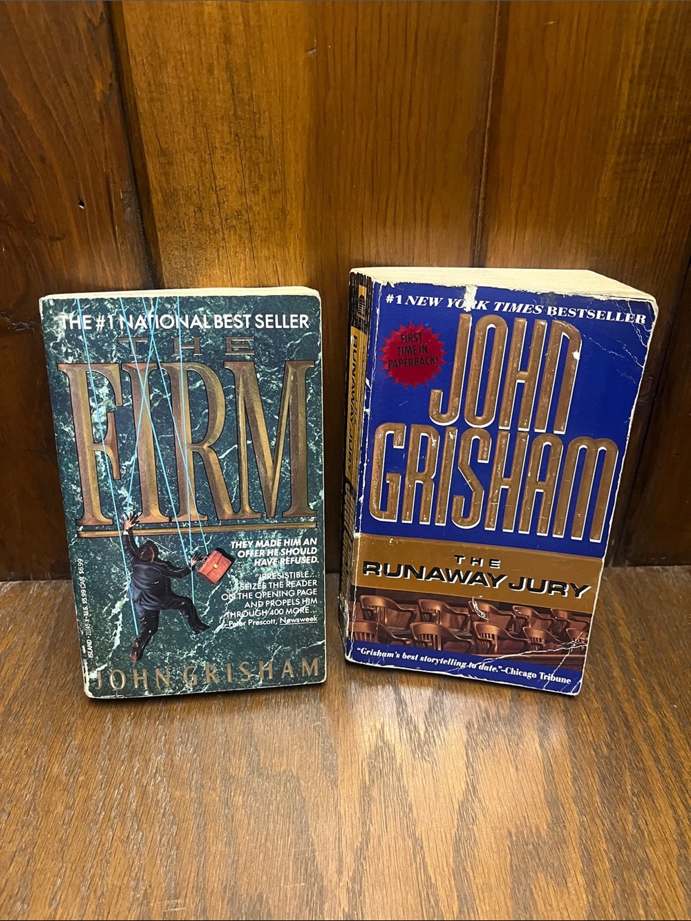 John Grisham - The Runaway Jury and Firm Paperback Books